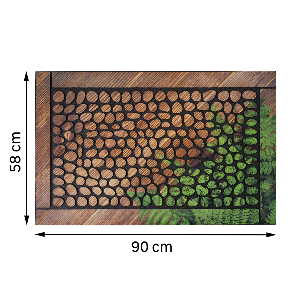 Коврик Inspire Berstodo Welcome E 58x90 см резина STLM-2022757 - Вид №4