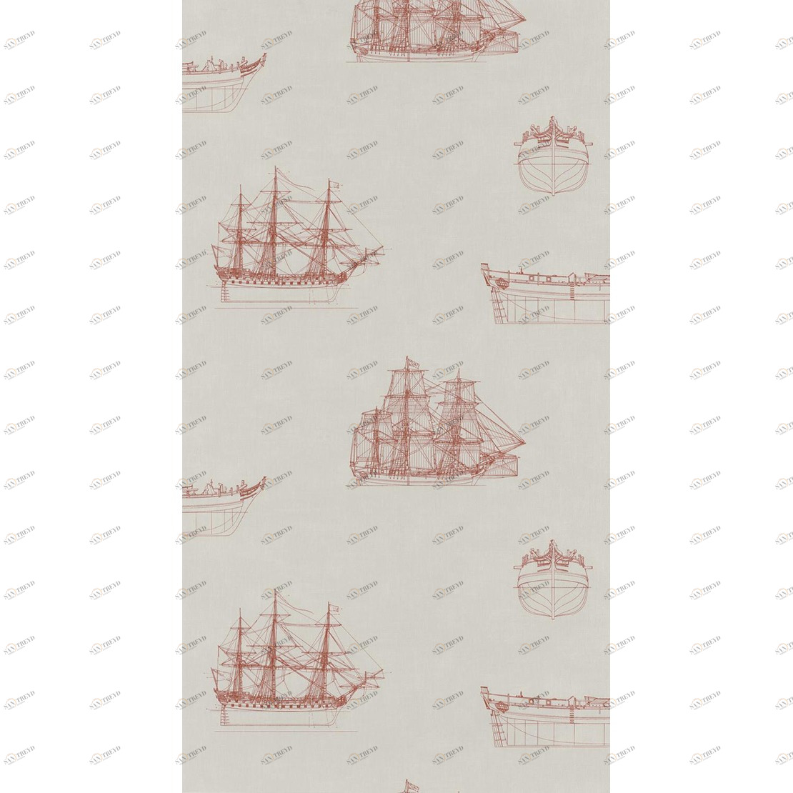 Рулон обоев BALTIC BTI29268122. Основа нетканый винил Casadeco