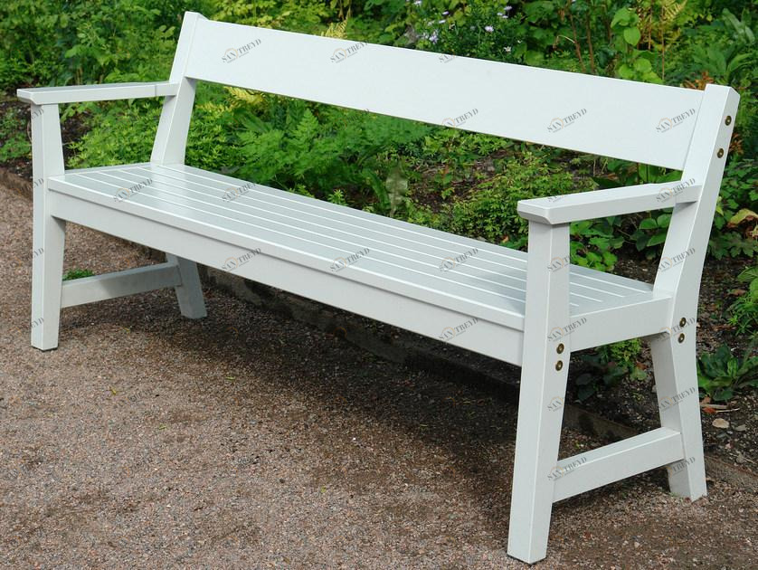 Nola Industrier Скамейка из дерева с подлокотниками Vejby sun-id-1510979