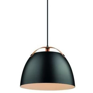 Светильник подвесной Oslo, Ø40, черный/дуб