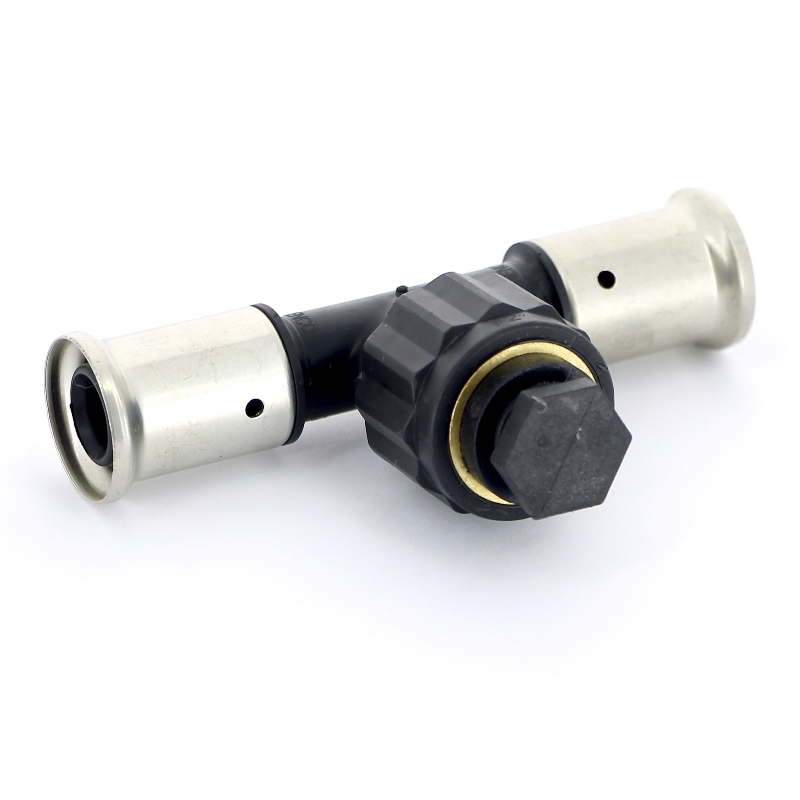 Тройник пресс-В PVDF HENCO 16x1/2"x20 13PK200420