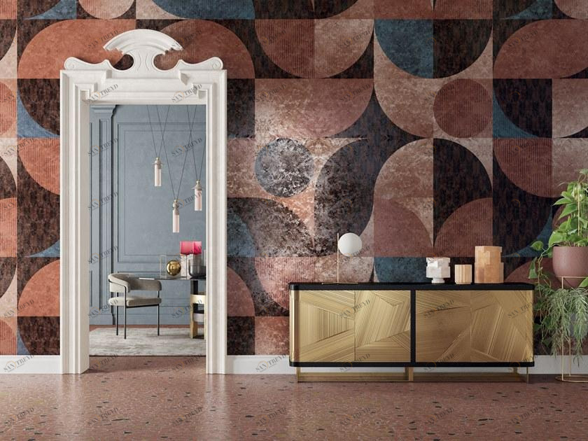Inkiostro Bianco Геометрические обои сусального золота Goldenwall 2020 Inkvink2001,2