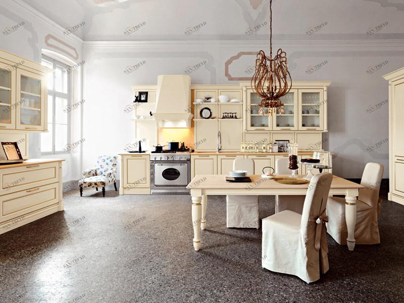 Cesar Кухня из лакированной мдф с ручками Elite sun-id-1434197