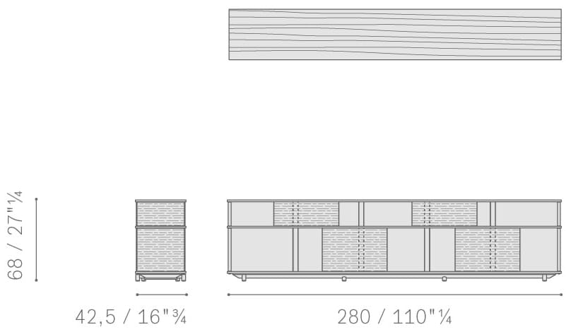 Мадия из технической ткани Poltrona Frau офис-системы управления ARCH-00057994 - Вид №25