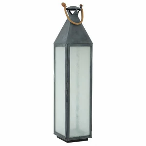 Подсвечник-фонарь с кожаной ручкой черный Vanini L от Eichholtz EICHHOLTZ EICHHOLTZ 060253 Прозрачный;черный
