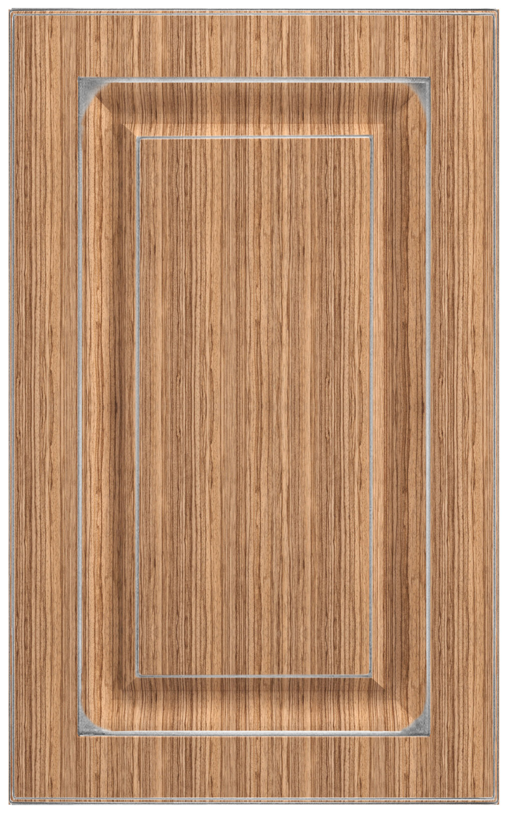 Фасады для кухни Патина Фрезеровка «Монбельяр» Зебрано светлое №125 SIST2024-226 SIDAK