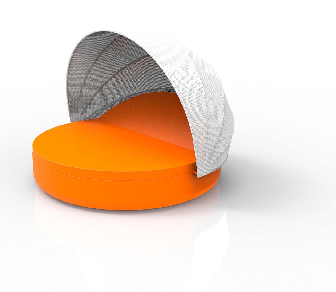 088226 Кровать Ulm c откидной спинкой и складным навесом Vondom Vela - Вид №9