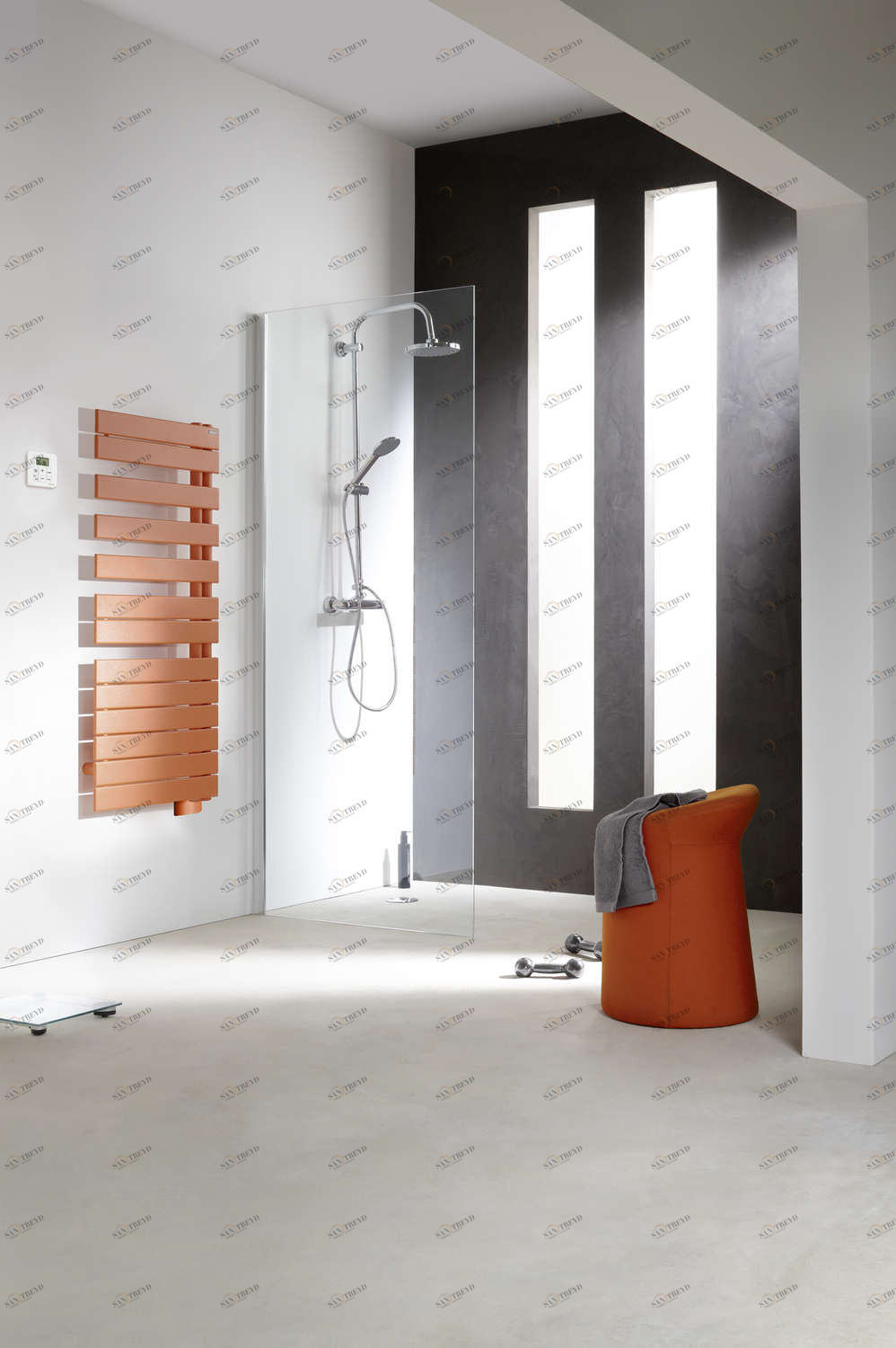 Электрический радиатор TFR-100-055/GF Fassane SPA Asymétrique à droite Acova 1699 