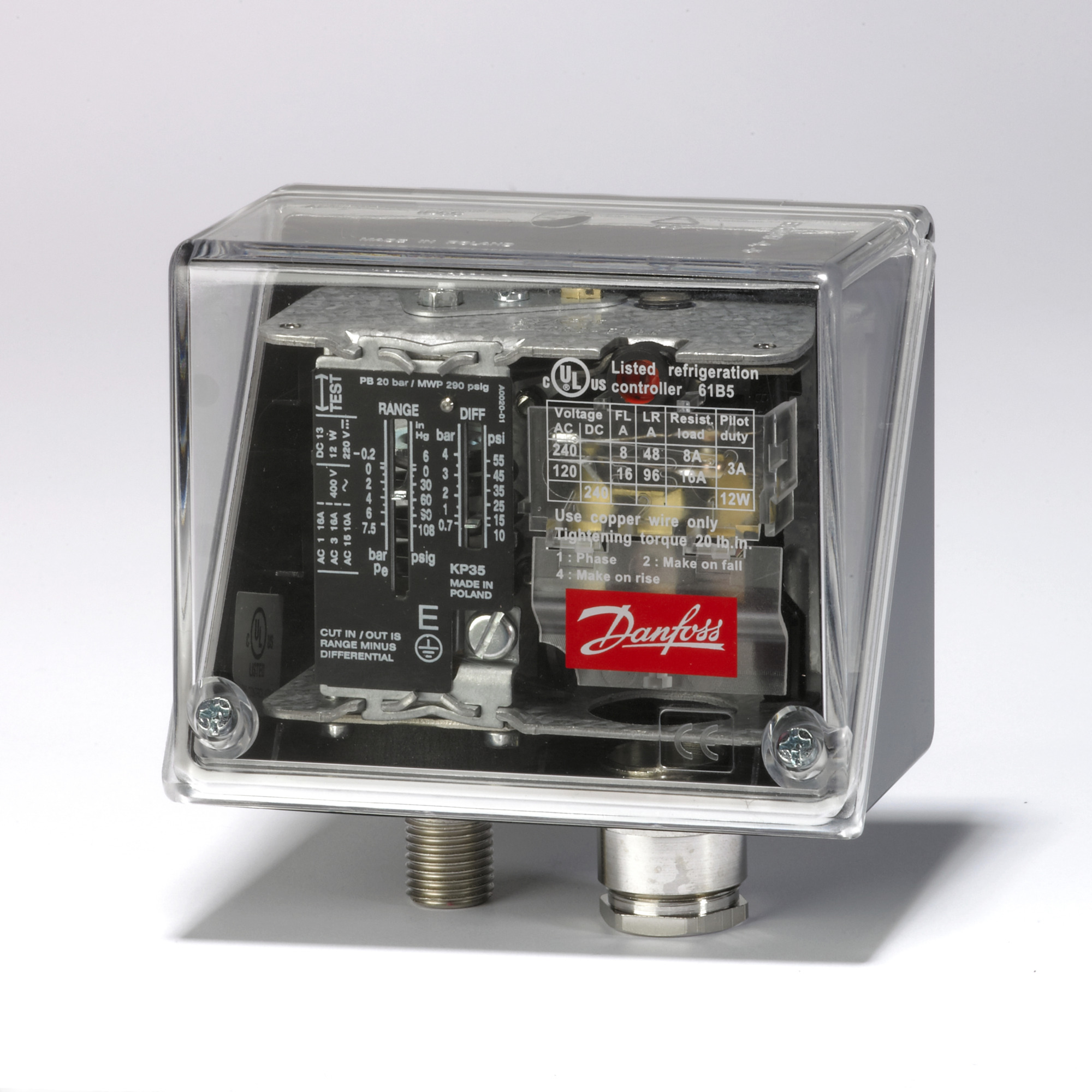 Danfoss KPI — реле давления для общепромышленного применения KPI 35 Реле давления 060-122466  - Вид №24