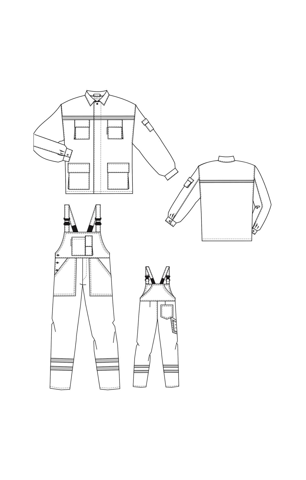 65535 Костюм "Эксперт-2" с СВП василек  Летняя спецодежда  размер 52-54/182-188  - Вид №10