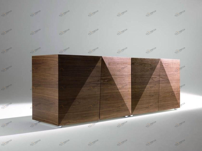 Casamania & Horm Буфет из орехового дерева с распашными дверцами Riddled sun-id-1363105