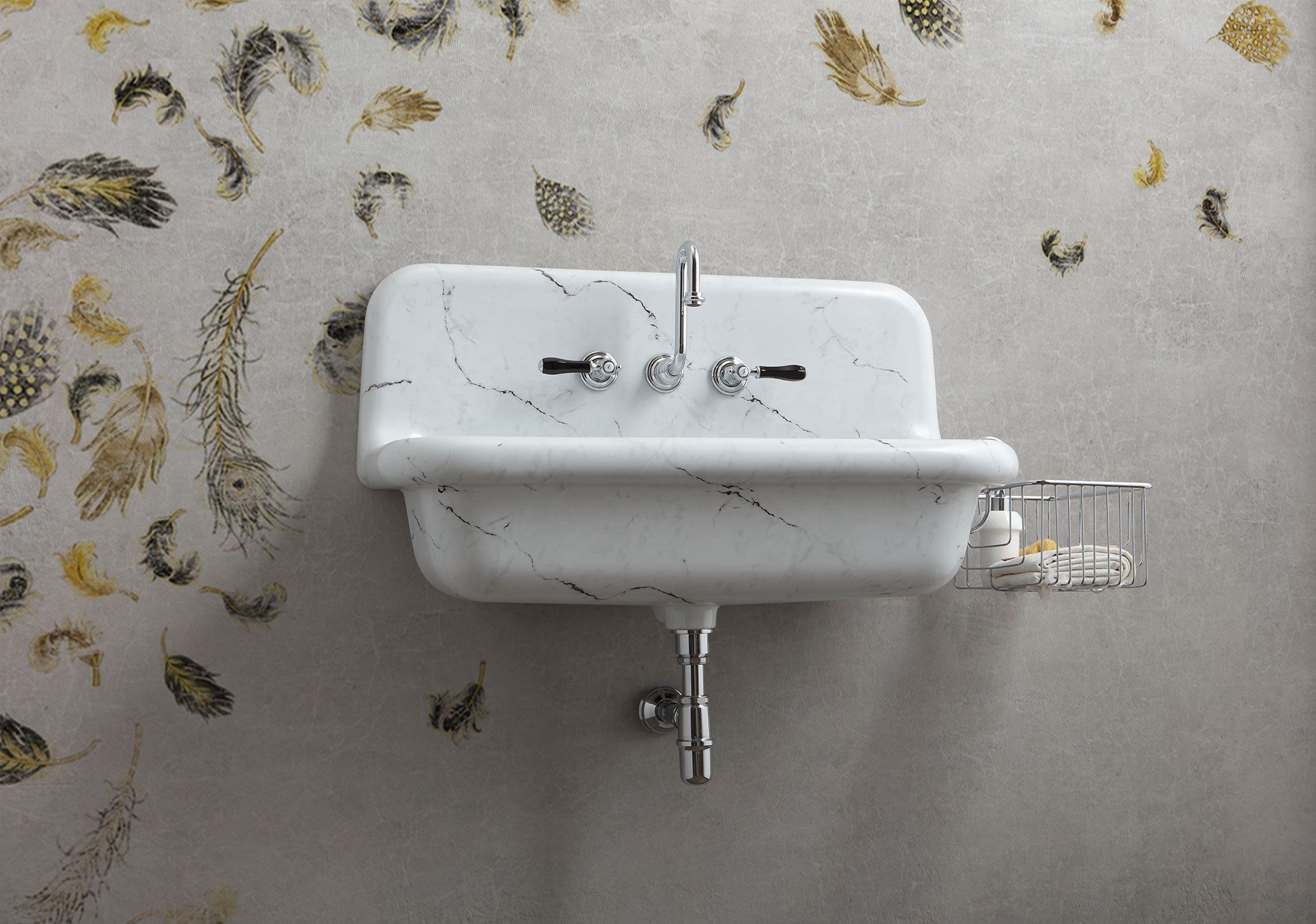 Керамическая прямоугольная подвесная раковина BLEU PROVENCE TrueColors ARCH-00092384 - Вид №20