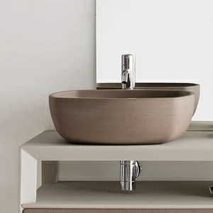 INK0411 Накладная раковина на столешницу  овальная Neutra Design