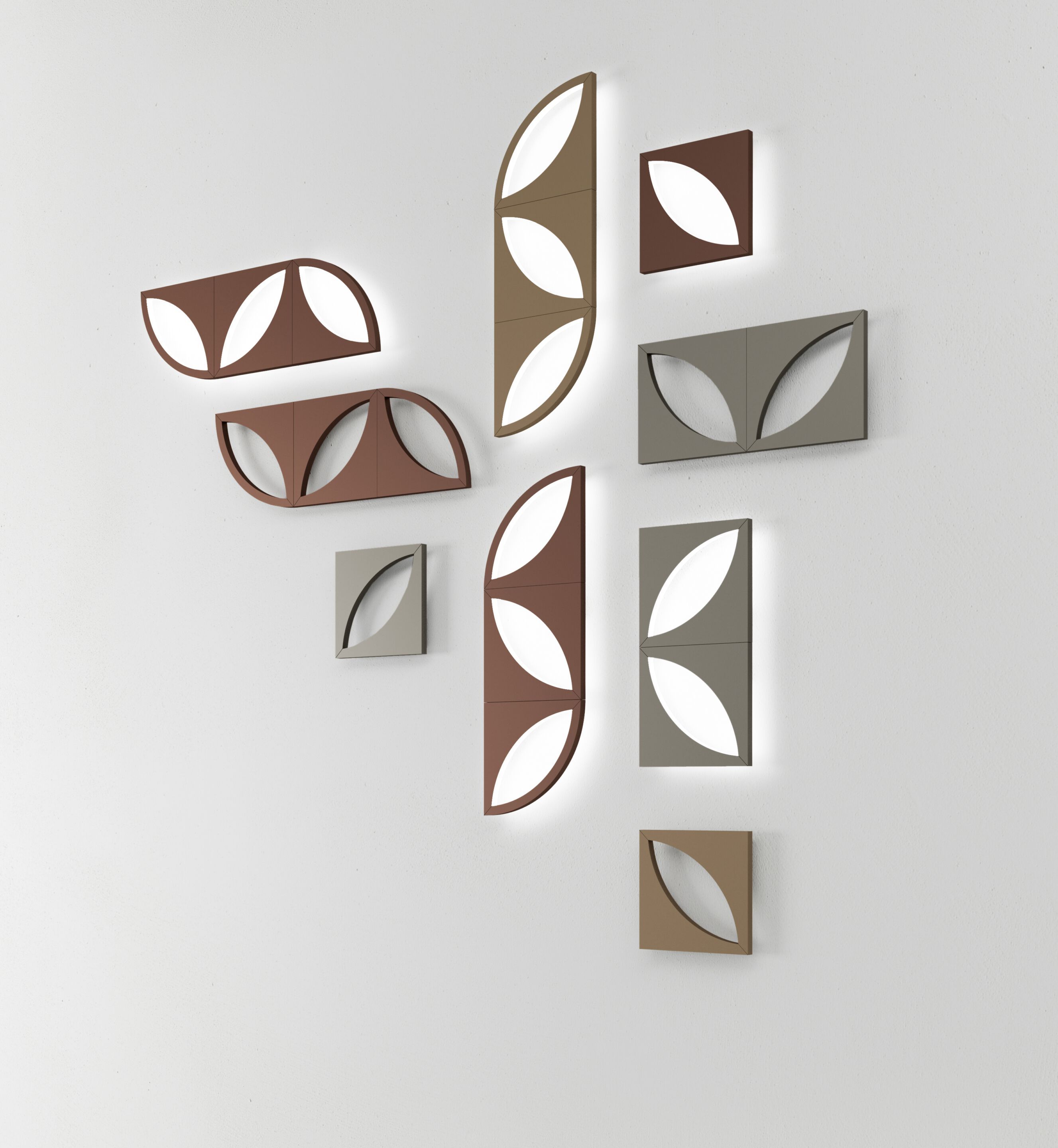 Алюминиевый светодиодный настенный светильник Bizzotto Italia ARCH-00085704