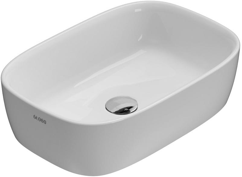 Ge045/044/043 bi Накладная раковина на столешницу  овальная Ceramica Globo Genesis - Вид №1