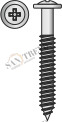Винт LX 01 55 080 LX01 Tecfi 5,5 х 8050 