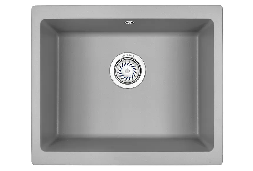 5551, АЛЮМИНИУМ, кухонная мойка, кварц GRANULA 5551-ST205 - Вид №1