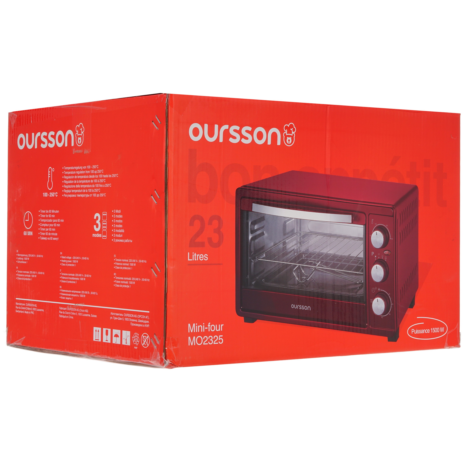 5327293 Мини-печь Oursson MO2325/GA зеленый STDN-0018154 - Вид №9