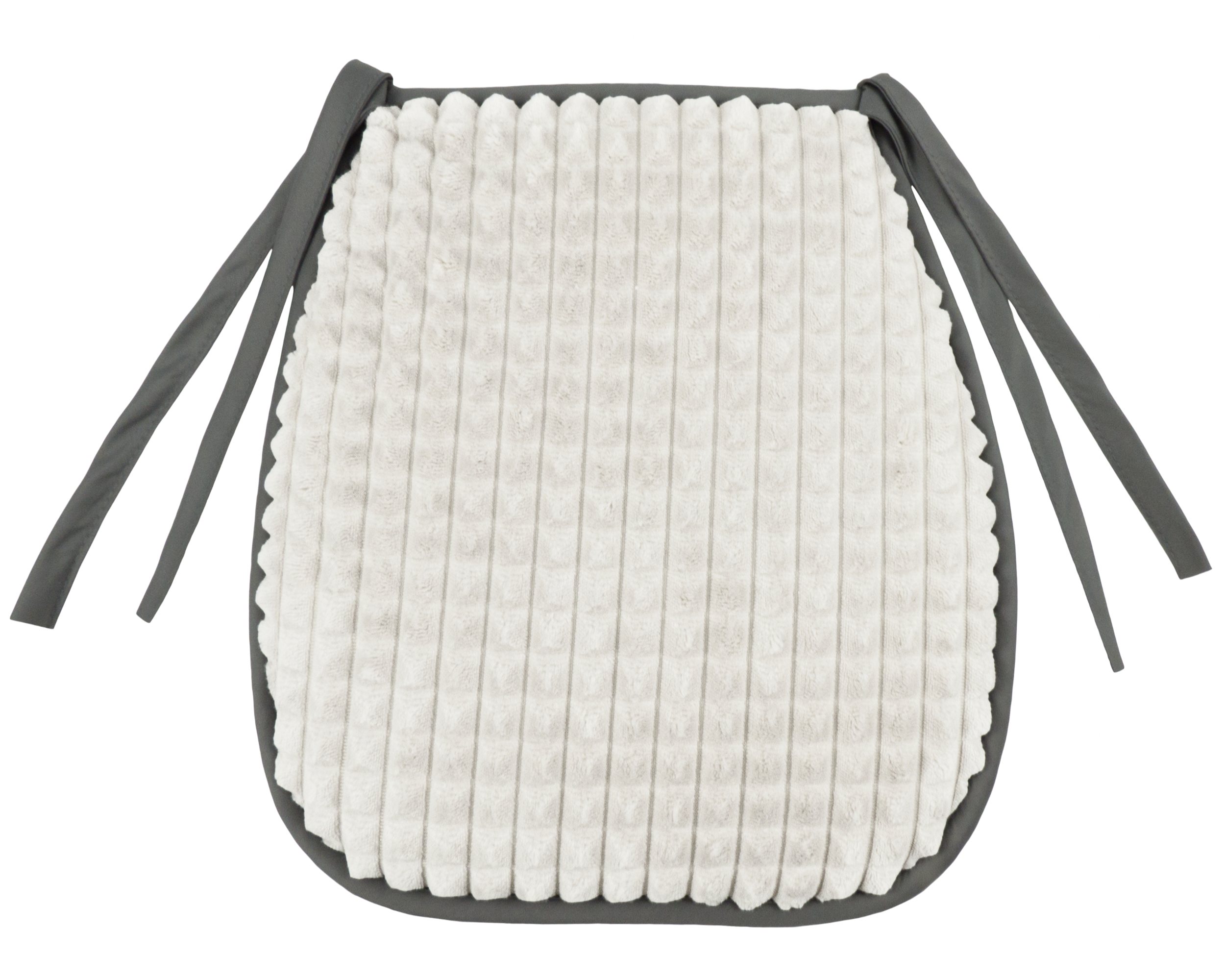 Santreyd Плюш - декоративная сидушка для стула бело-серого оттенка 82234010 STLM-0022493