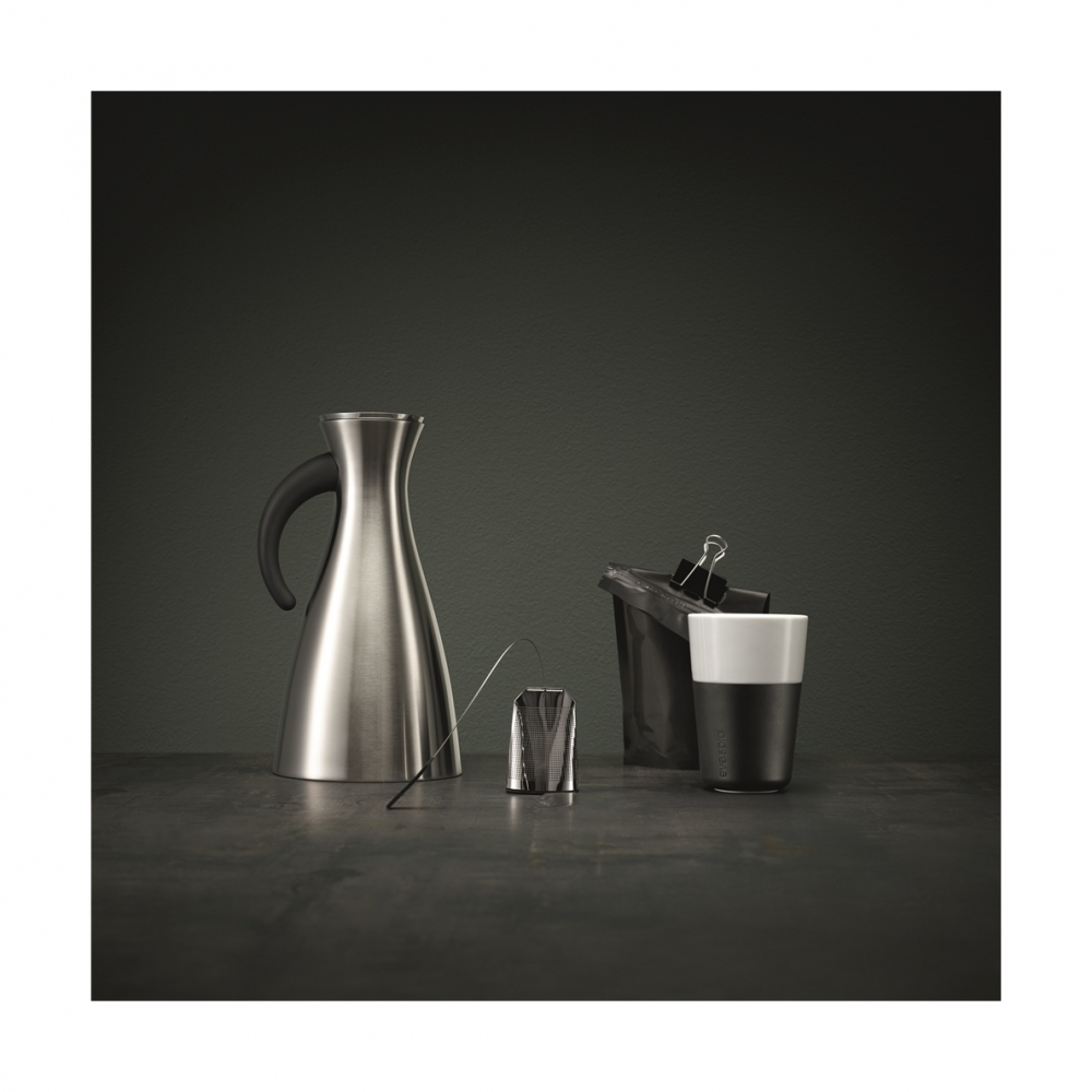 EVA SOLO 502932 Термокувшин Vacuum, 1 л, высокий, сталь Пластик, боросиликатное стекло, силикон  - Вид №2