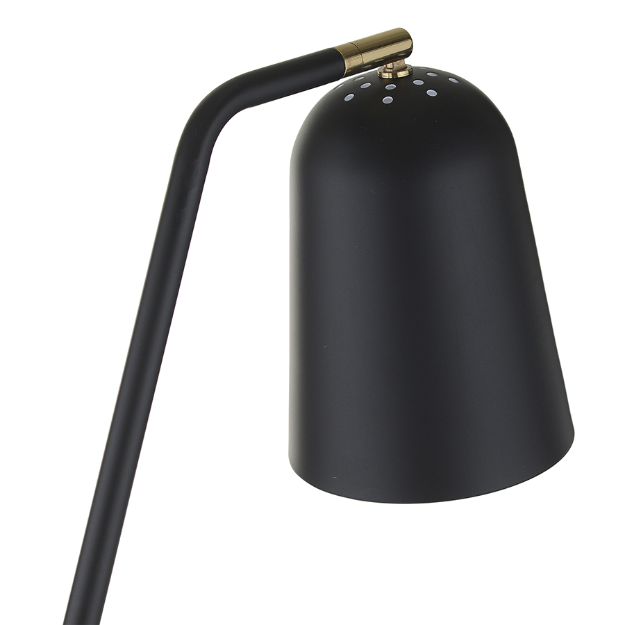 301865167011 Лампа напольная giraffe, 138 см, дуб, черное матовое основание Frandsen  - Вид №6