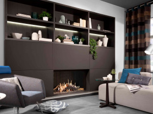 Настенный газовый камин