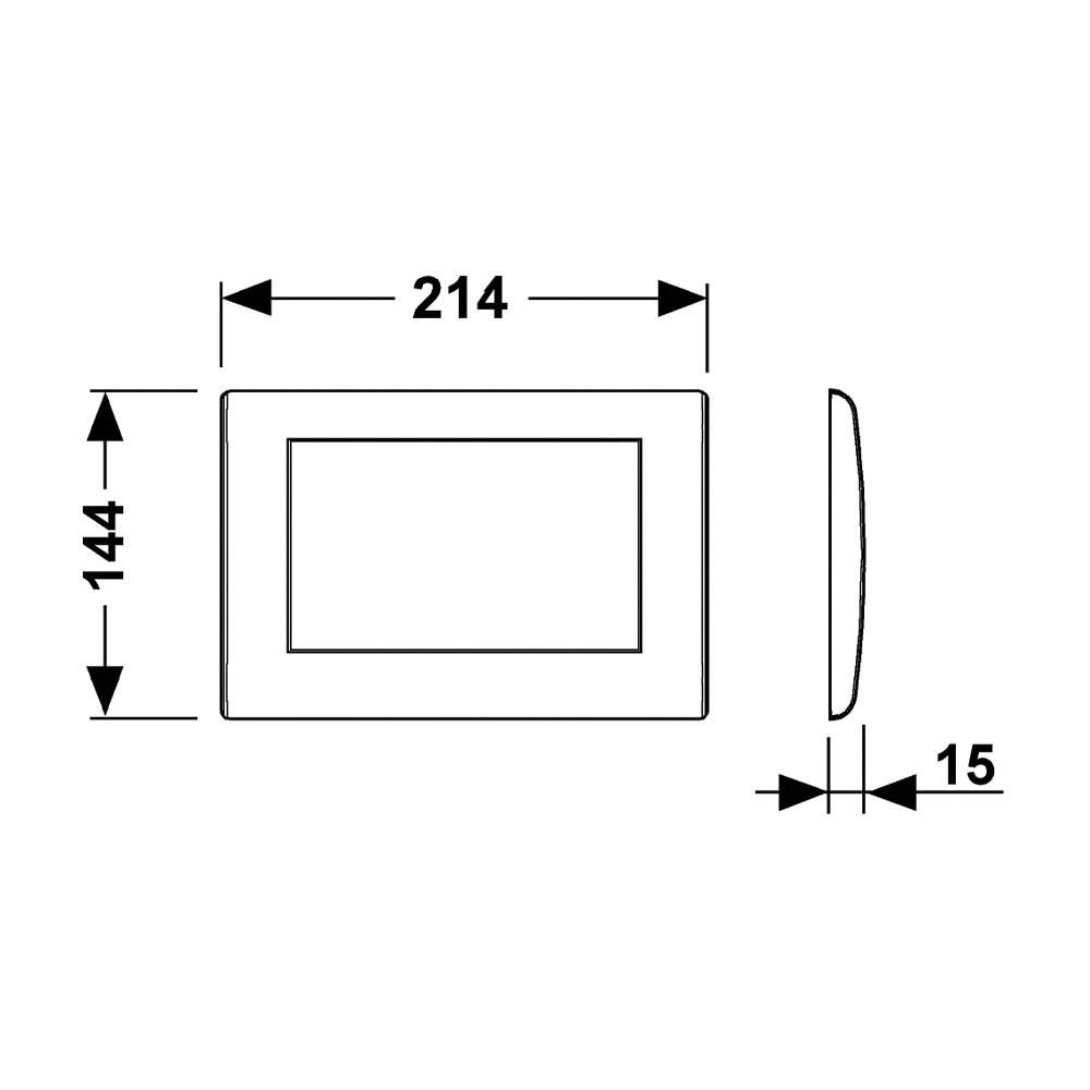 9240311 planus Tece TECEplanus - Вид №1