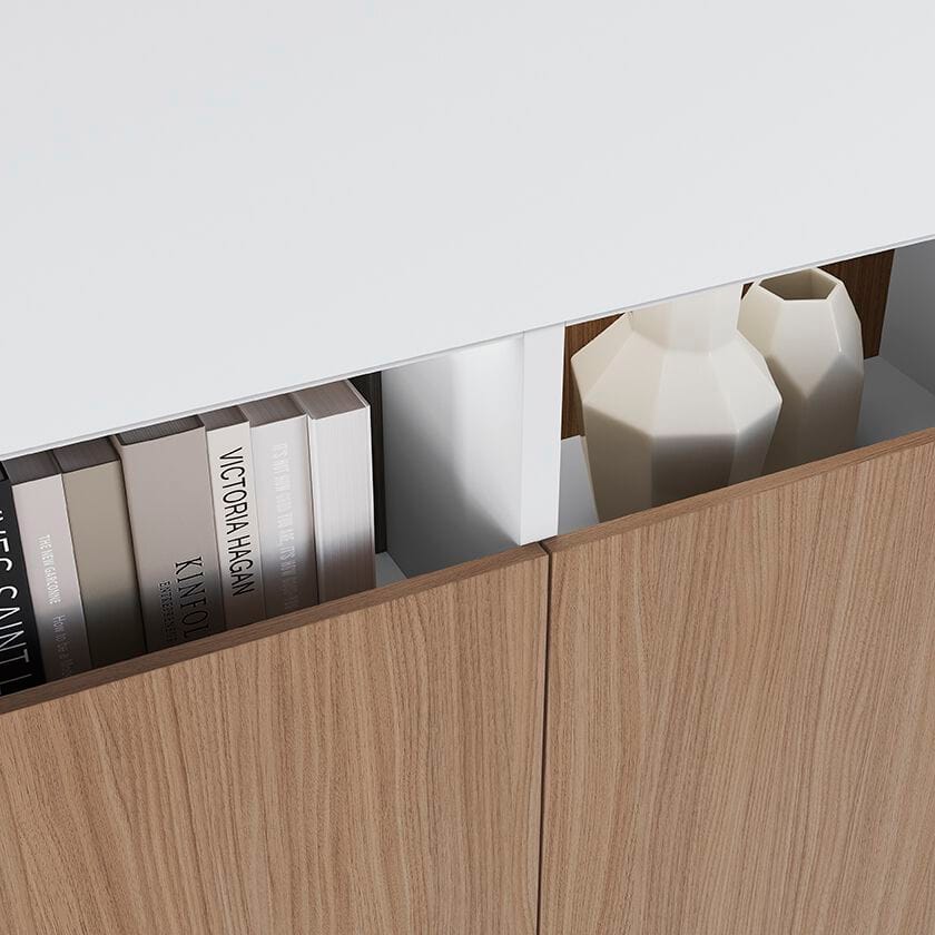 Деревянный секционный книжный шкаф Febal Casa TRENTA ARCH-00000563 - Вид №15