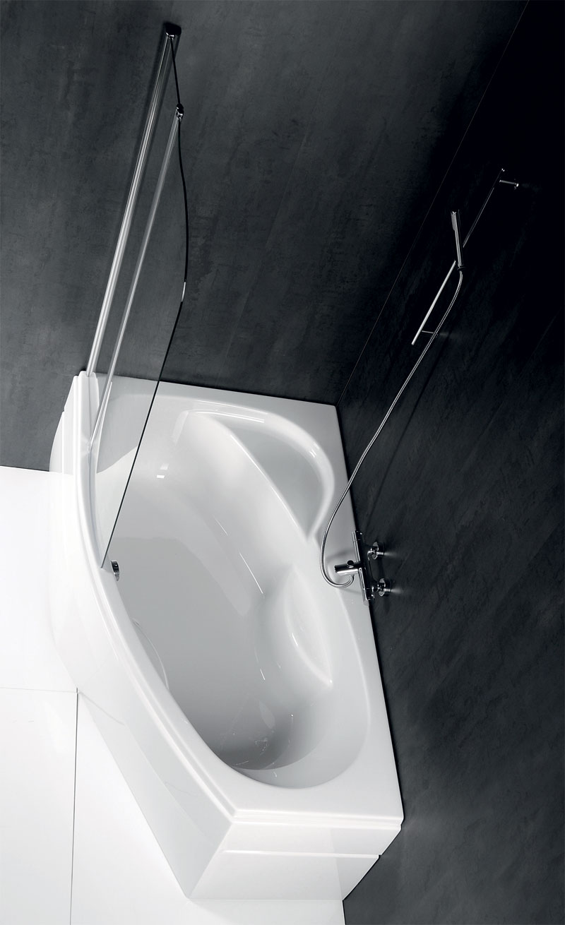 BS-96 Душевое ограждения на борт вынны Polysan Чехия  - Вид №1