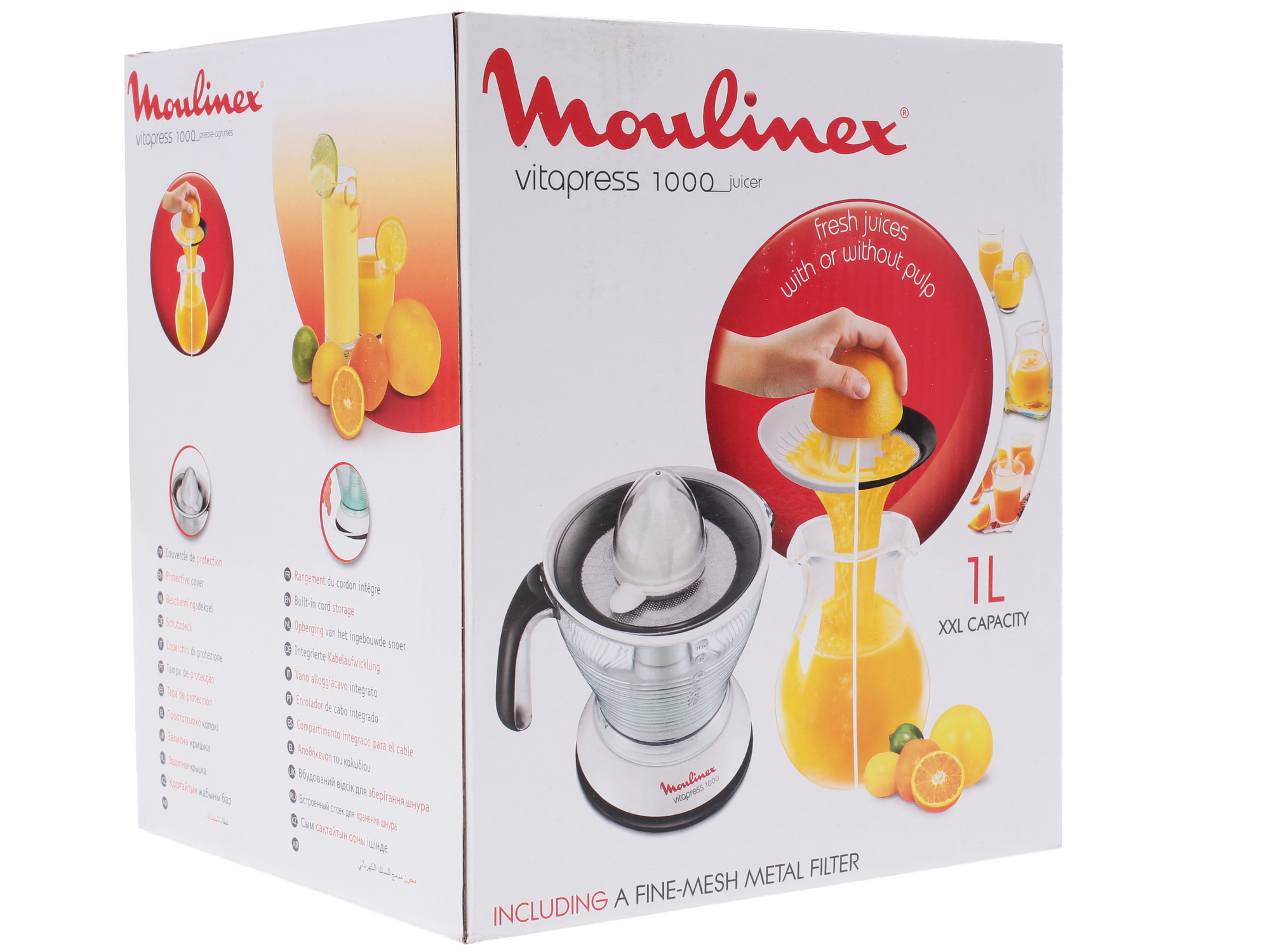 1098115 Соковыжималка механическая Moulinex Vitapress 1000 PC302B10 черный STDN-0137580 - Вид №5