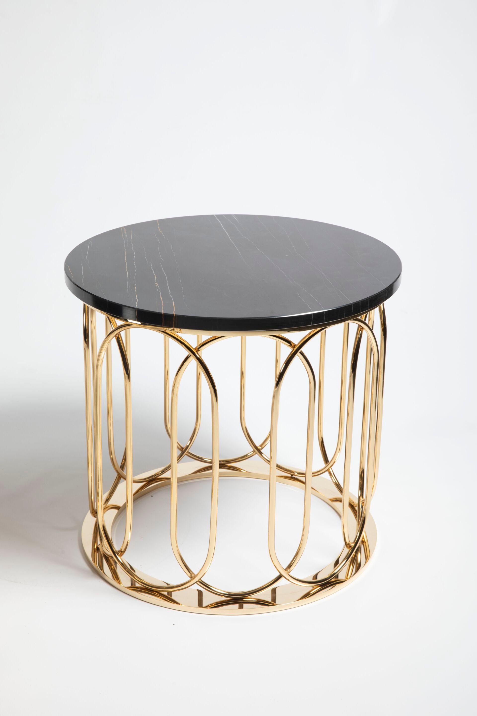 Журнальный столик из стали и мрамора Galbiati Exclusive Interiors ARCH-00081334 - Вид №1