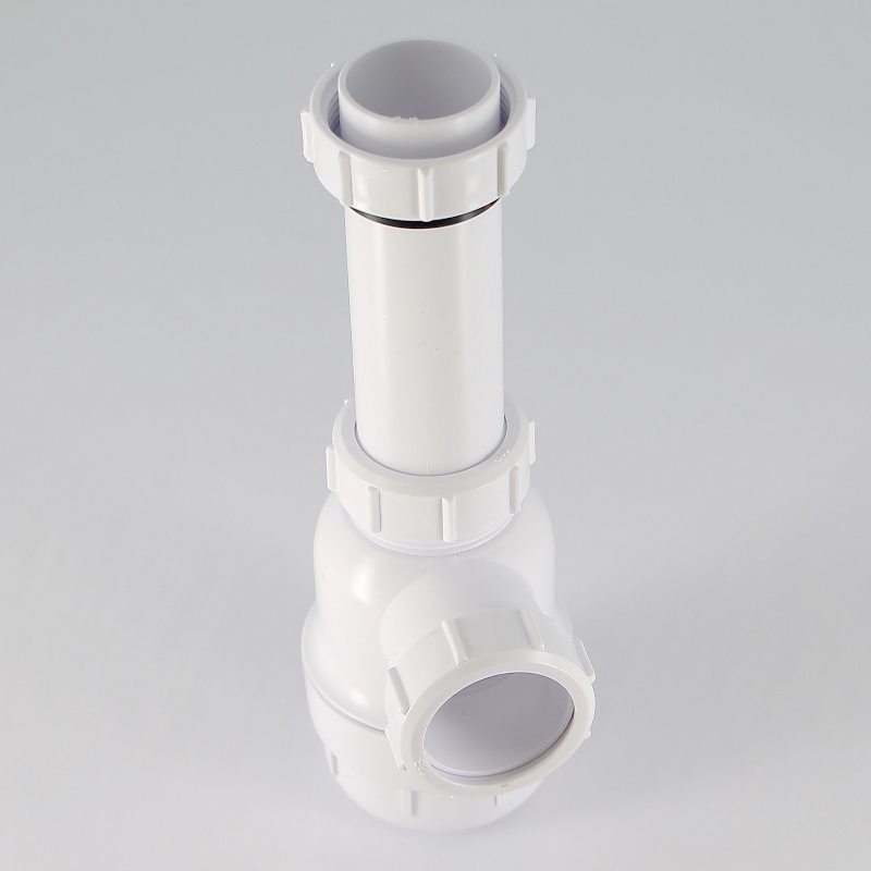 Сифон McAlpine бутылочный 1 1/2"х40 мм без выпуска выход компрессионный D=40 мм MRSK2NW - Вид №1