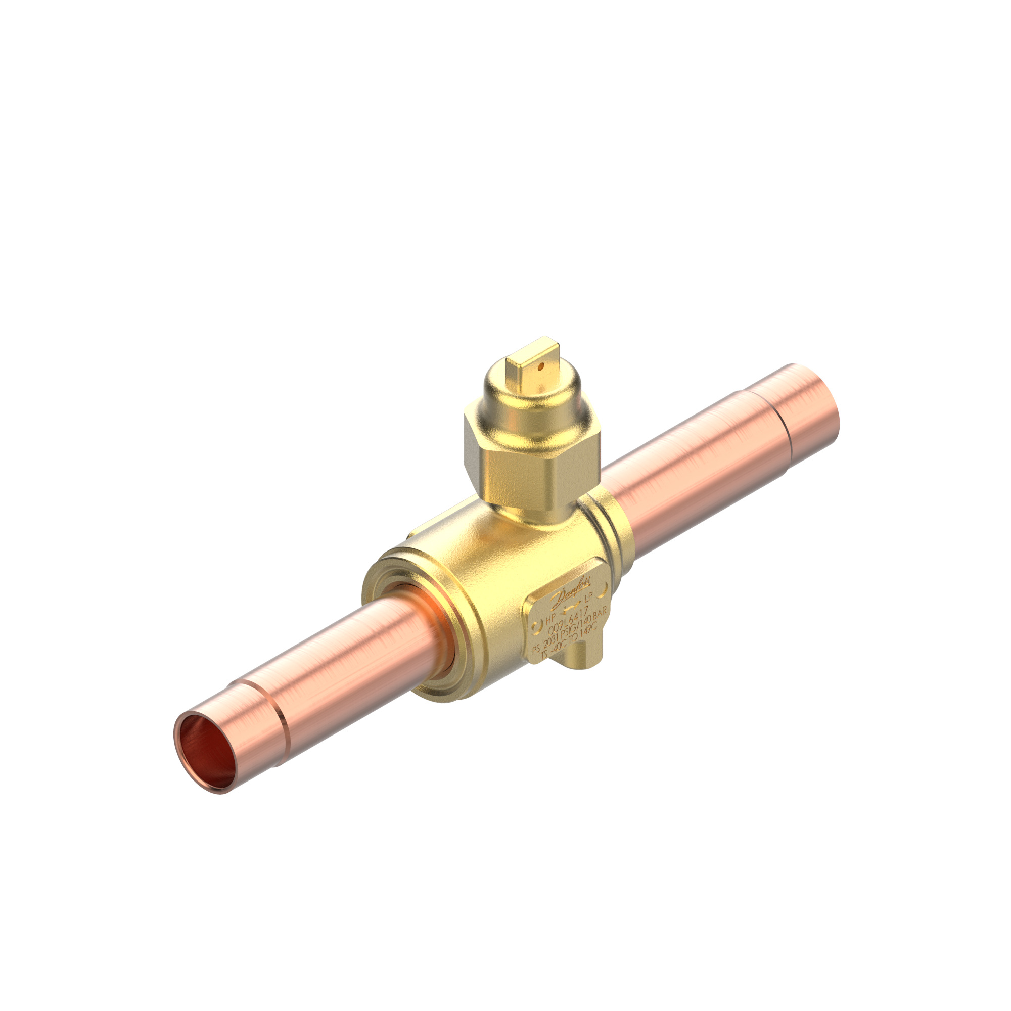 Danfoss GBCT — Запорные шаровые краны для CO2 140 бар GBCT 6s Кран шаровый 009L6581  - Вид №6