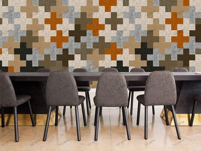 Slalom Акустическая панель для стен Felt shape design sun-id-1347810