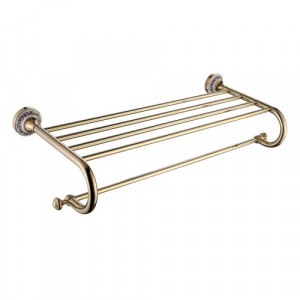 Apollo KEA-16542G Полка с полотенцедержателем krausru