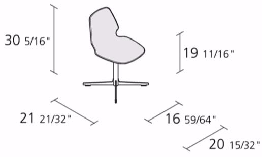 Alias Кресло вращающееся с 4-мя спицами Taormina tindari sun-id-1423736 - Вид №2
