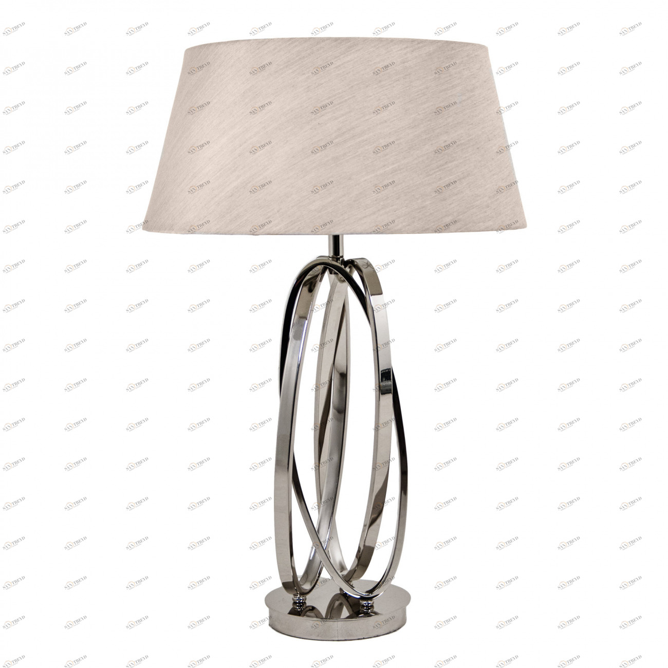 Настольная лампа Akira Twist от RVAstley 5427 RVASTLEY ИНТЕРЬЕРНЫЕ 061772 Белый;хром 