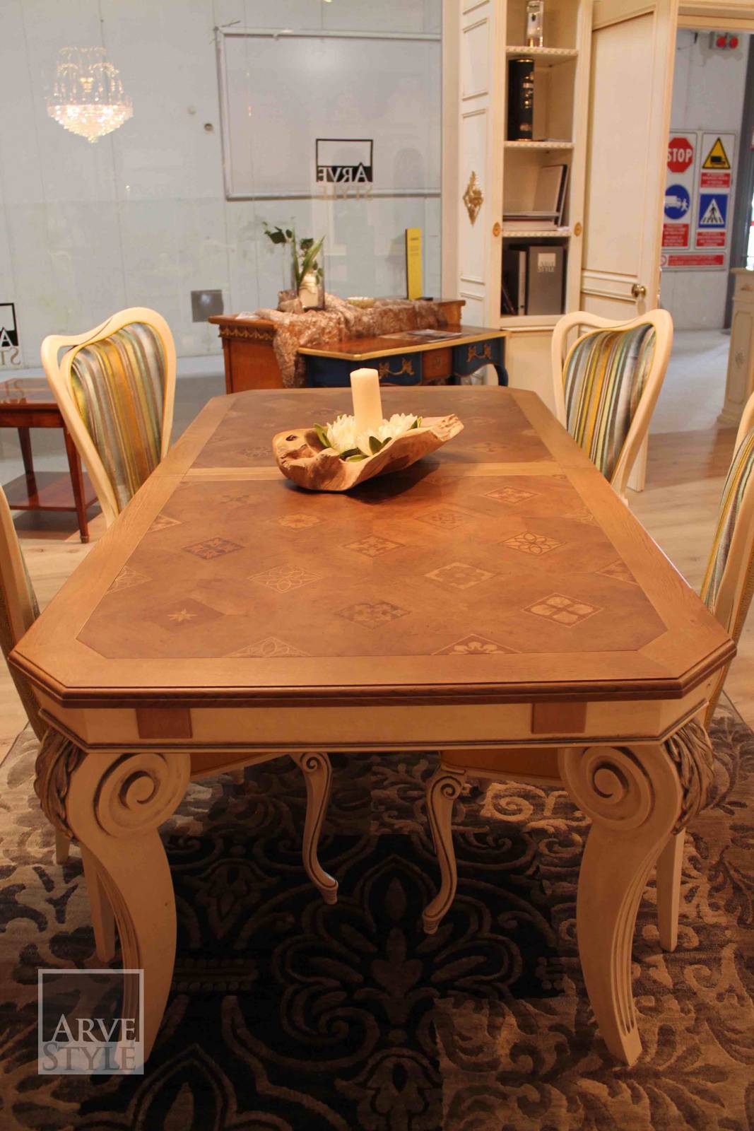 Деревянный прямоугольный выдвижной стол для гостиной Arvestyle паркет ARCH-00136063 - Вид №10