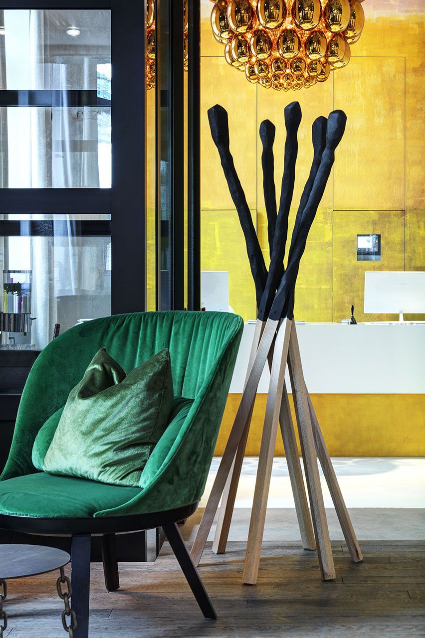 Напольная вешалка из бука Mogg MATCH ARCH-00063782 - Вид №4