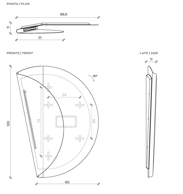 Круглый металлический настенный светильник Mogg Plier ARCH-00111325 - Вид №2