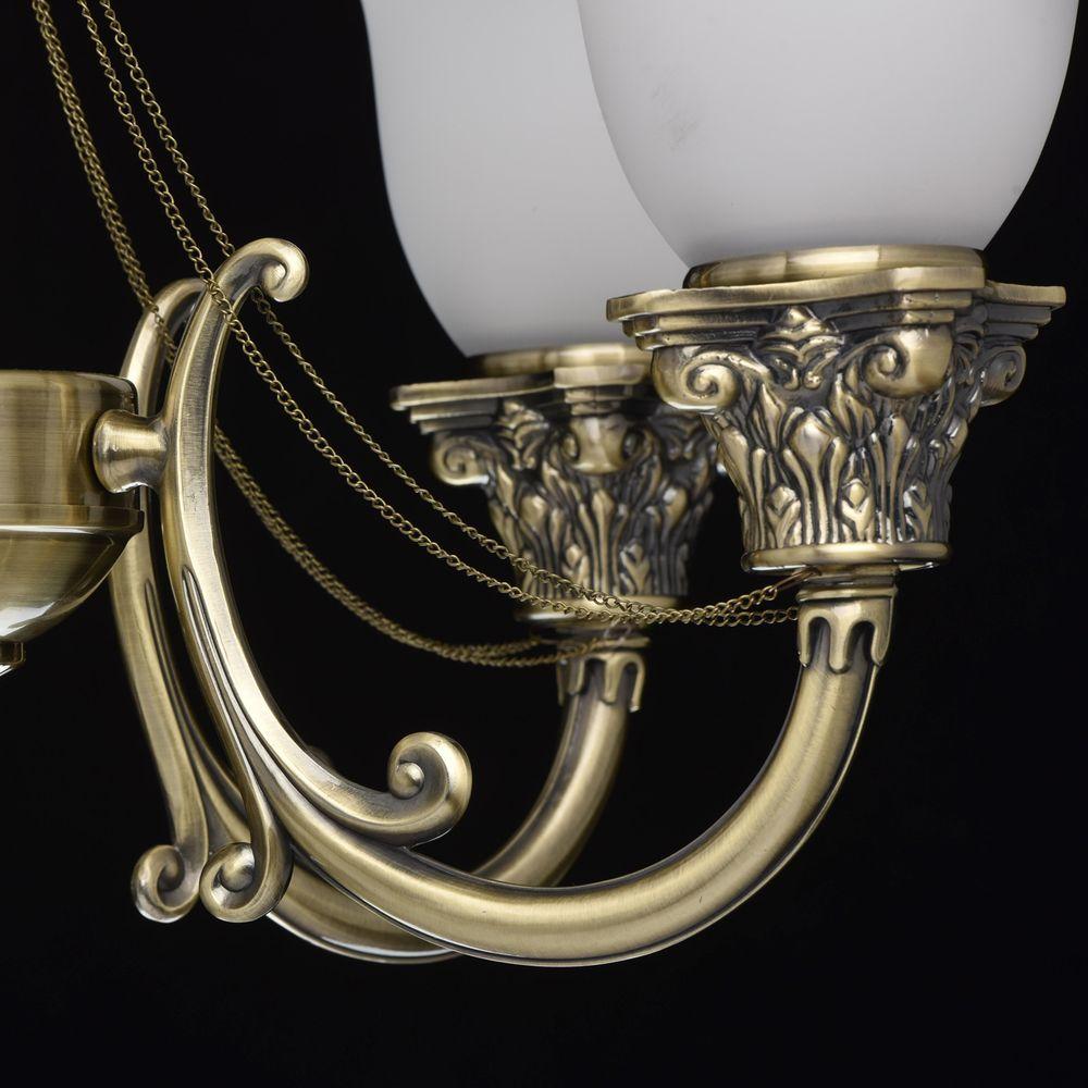 Подвесная люстра MW-Light Фелиция 25 347019505 белая MW-LIGHT ДИЗАЙНЕРСКИЕ, ФЕЛИЦИЯ 186090 Белый  - Вид №3