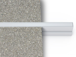 Линейный профиль для наружного встраиваемого поликарбоната