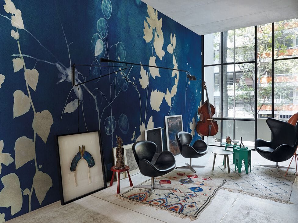 Обои с цветочными мотивами Jannelli&Volpi CIANOTIPIA ARCH-00045969 - Вид №1