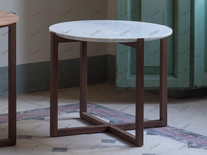 Kendo Mobiliario Круглый журнальный столик из мрамора sun-id-1438061