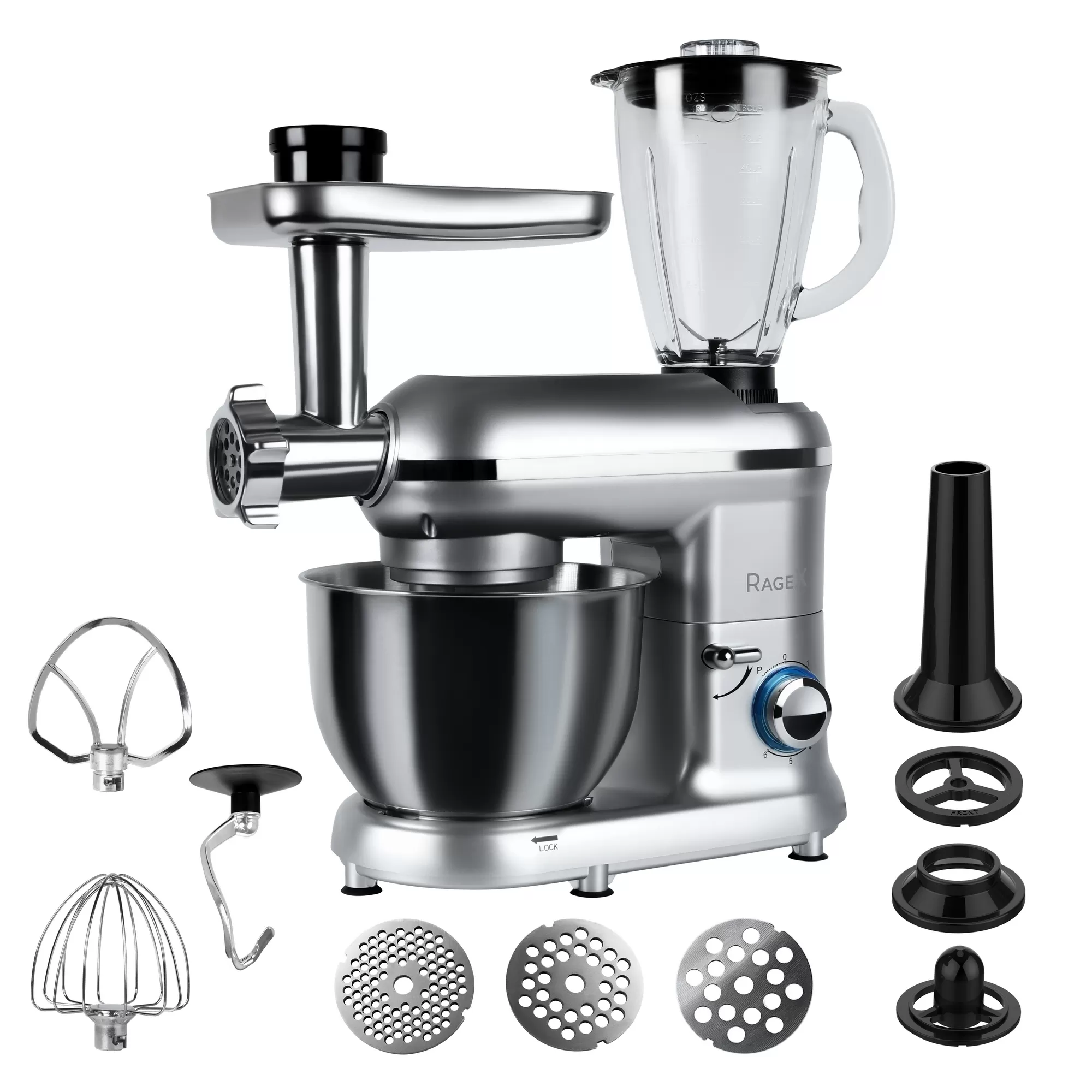 9269196 Кухонная машина RAGEX R101-900 серый STDN-0009851