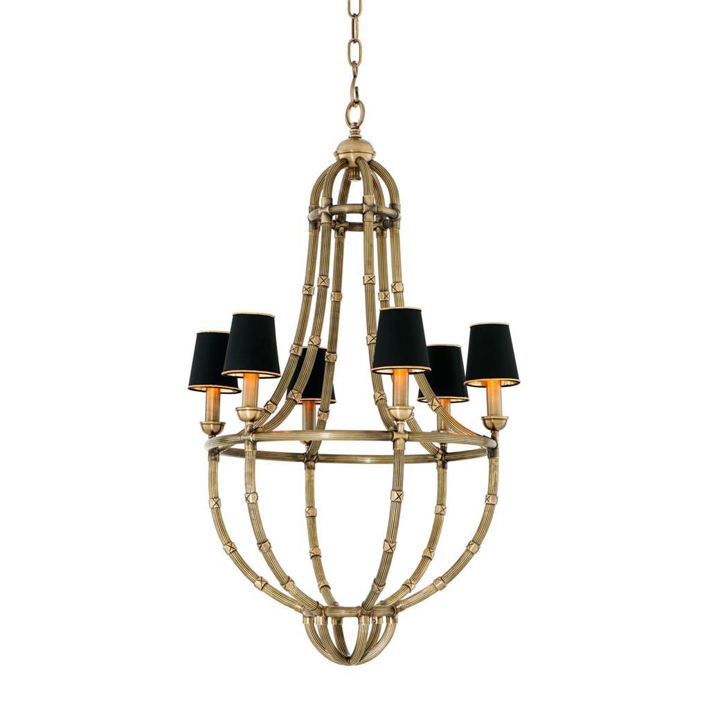 Люстра Moreaux L от Eichholtz латунь 110225 EICHHOLTZ ДИЗАЙНЕРСКИЕ, EICHHOLTZ 061607 Латунь  - Вид №1