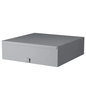 Короб с крышкой Spaceo Granit 3, 560x165x560 мм, 51 л, нетканый, цвет серый