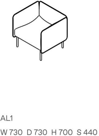 Ross Gardam Кресло из ткани с подлокотниками Adapt sun-id-1503217 - Вид №1