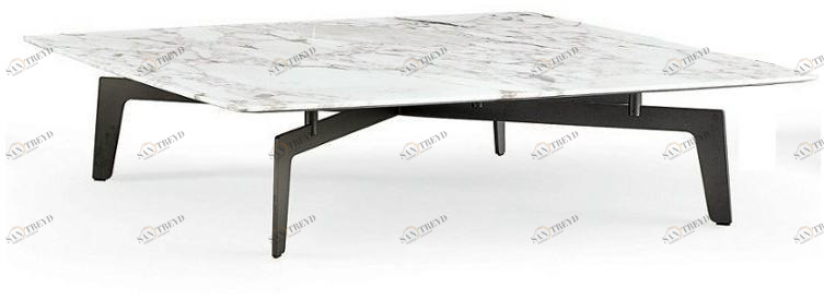Poliform Квадратный мраморный журнальный столик Tribeca sun-id-1424629
