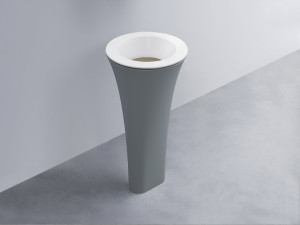 AMLA45-BL+AMPILT-AV+AMCOLT-BR Раковина Amedeo Tondo отдельностоящая cielo Enjoy + Amedeo